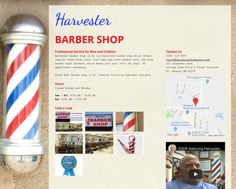Harvester Barber Shop
